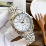 Copy Rolex Datejust II Jubilee Watch Stainless Steel White Dial 41MM